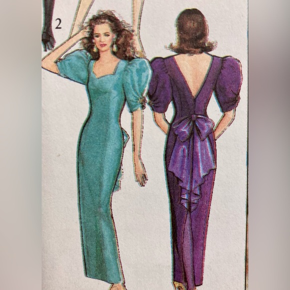 VTG 99’s Style Sewing Pattern 1993?Misses Sz 6-16 Evening Cocktail - Picture 2 of 5